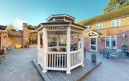outdoor courtyard