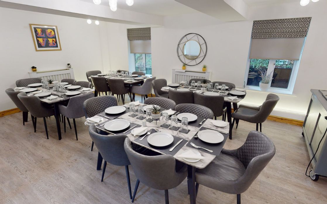 drug and alcohol rehab dining room