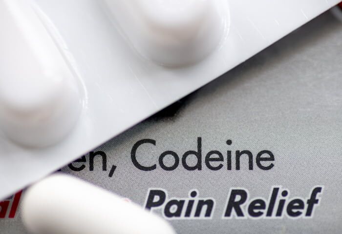 Why is Codeine Addictive - an image of a instruction manual that comes with Codeine medication which shows the words "Codeine pain relief".