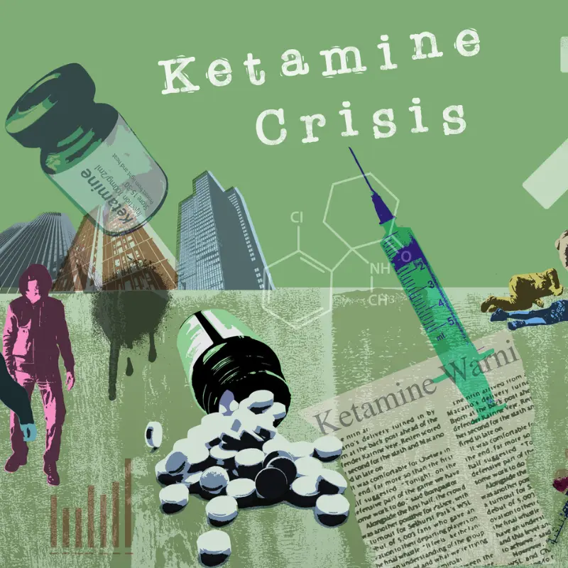 Effects of ketamine graphic.