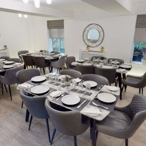 drug and alcohol rehab dining room